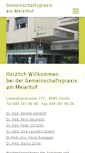 Mobile Screenshot of praxis-meierhof.ch